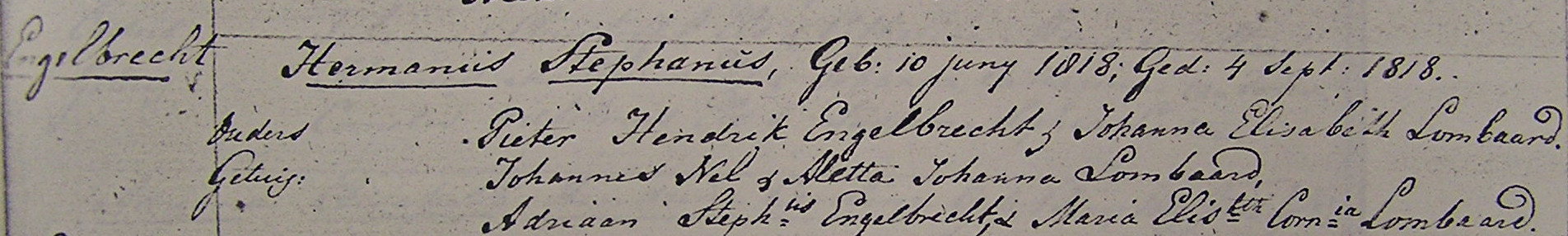 Hermanus Stephanus Engelbrecht (1818)